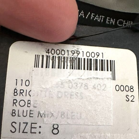 NWT CLUB MONACO 100% Silk Retro Shift Midi Dress Size 8 - Picture 10 of 13